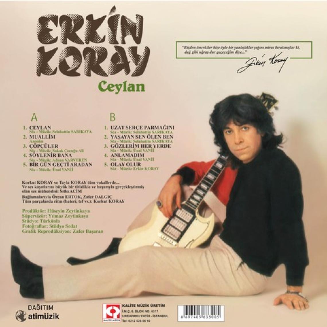 Erkin Koray / Ceylan - Çöpçüler (Analog master 180 gr LP) (PLAK)