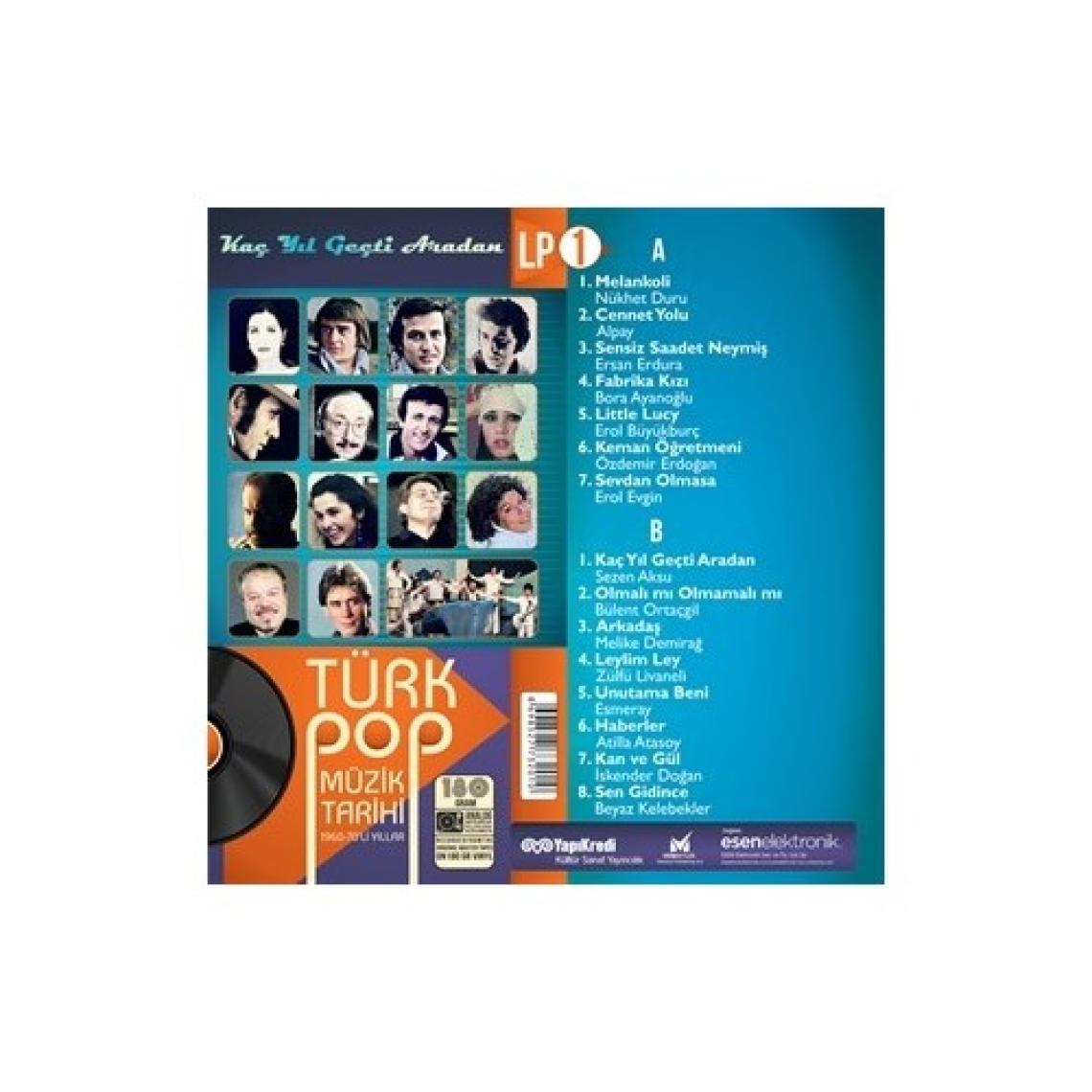 Türk Pop Müzik Tarihi 1960-70'LI Yıllar –vol: 1 (Plak)