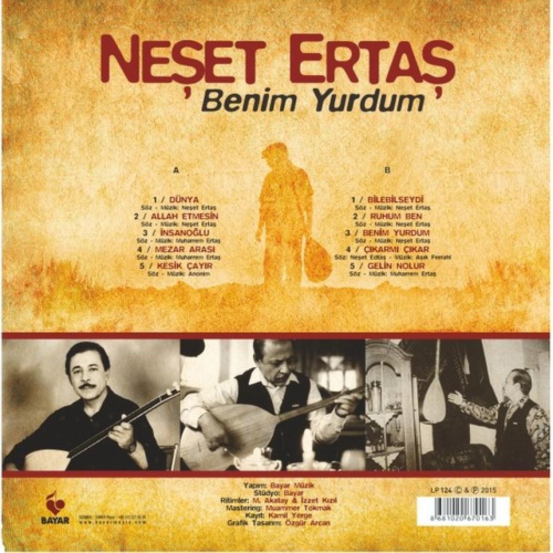 Neşet Ertaş - Benim Yurdum (Plak)