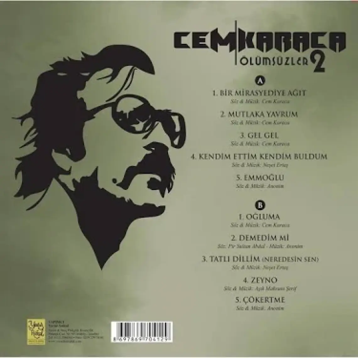 Cem Karaca - Ölümsüzler 2 -(Plak)
