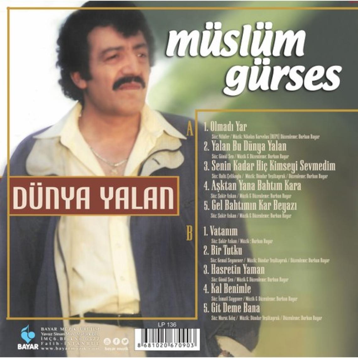 Müslüm Gürses - Dünya Yalan - Plak