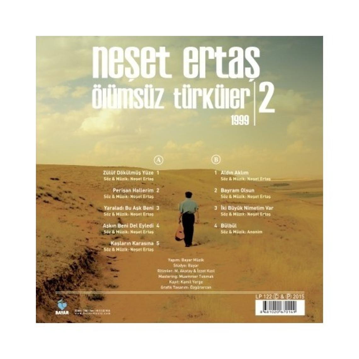 Neşet Ertaş - Ölümsüz Türküler 1 (1998) - Ölümsüz Türküler 2 (1999) - Plak Seti