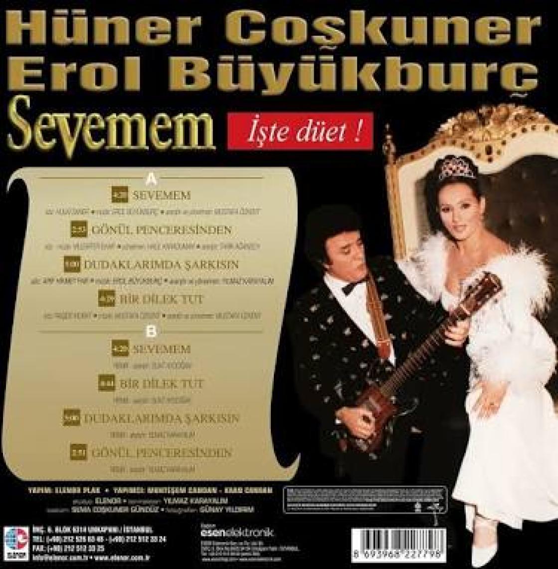 Hüner Çoşkuner & Erol Büyükburç Sevemem Plak