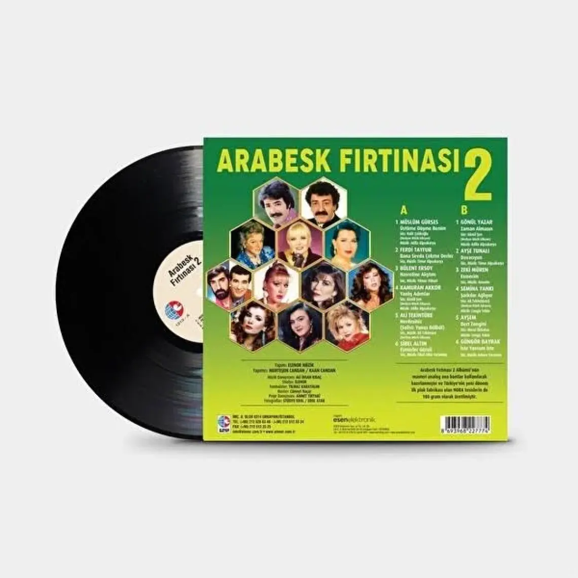 Arabesk Fırtınası 2 - Çeşitli Sanatçılar ( Plak)