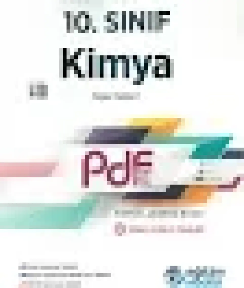 Eğitim Vadisi Yayınları 10.Sınıf PDF Kimya Video Anlatım Destekli