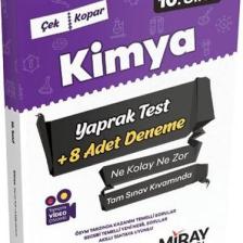 Miray Yayınları 10. Sınıf Kimya Yaprak Test - 8 Adet Deneme