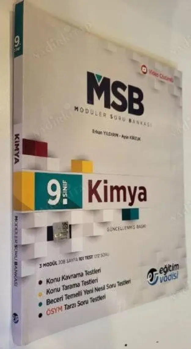 Eğitim Vadisi Yayınları 9.Sınıf Kimya Modüler Soru Bankası