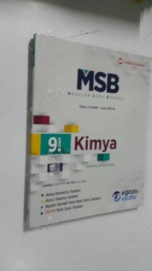 Eğitim Vadisi Yayınları 9.Sınıf Kimya Modüler Soru Bankası