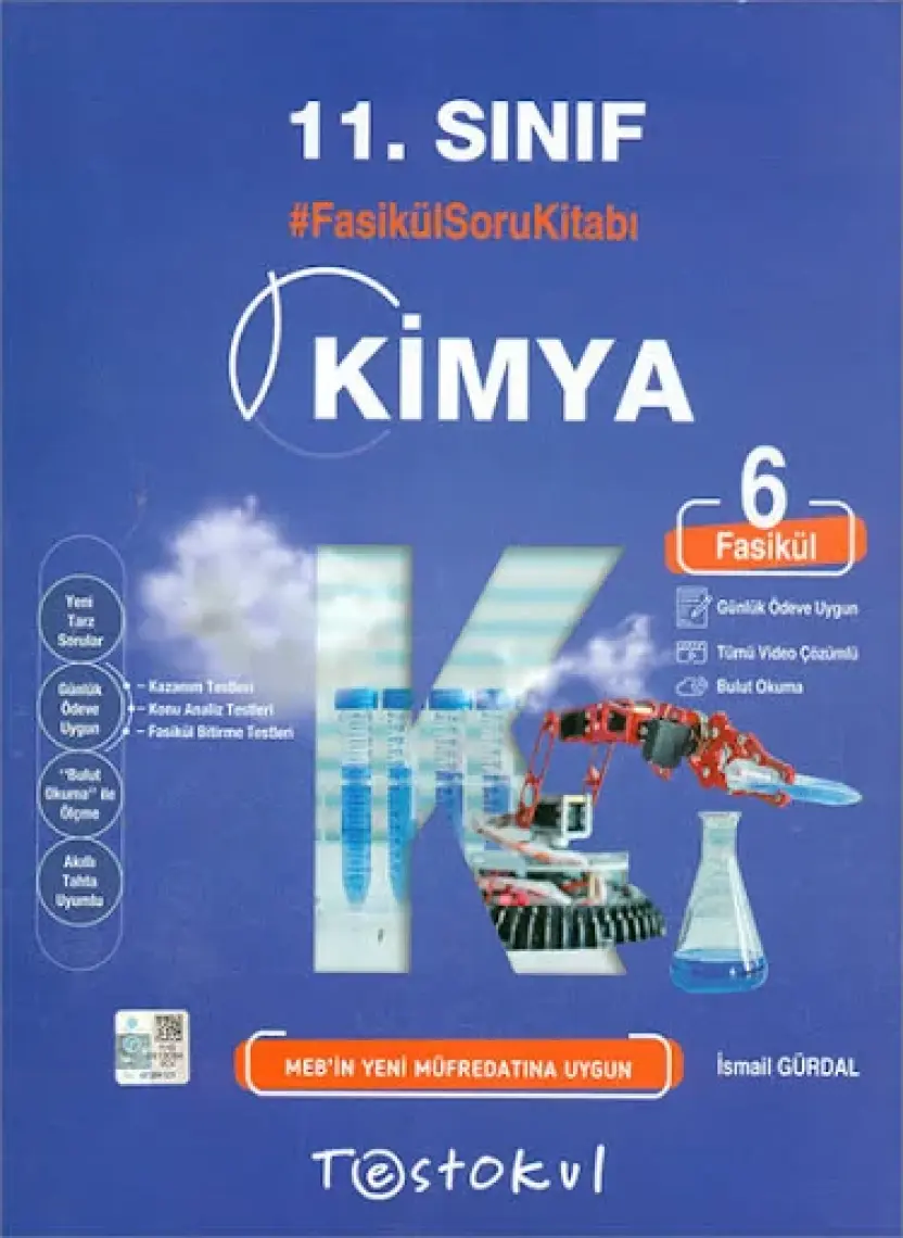 Test Okul Yayınları 11. Sınıf Kimya Fasikül Soru Kitabı