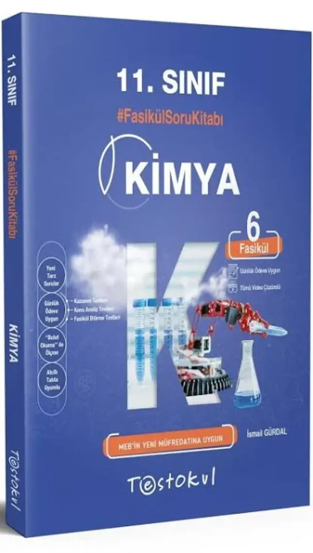 Test Okul Yayınları 11. Sınıf Kimya Fasikül Soru Kitabı