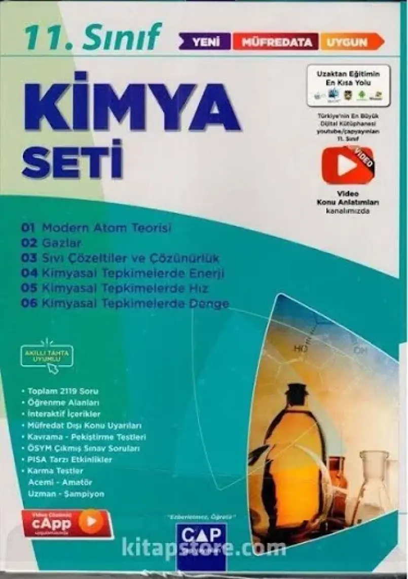 Çap Yayınları 11. Sınıf Kimya Seti
