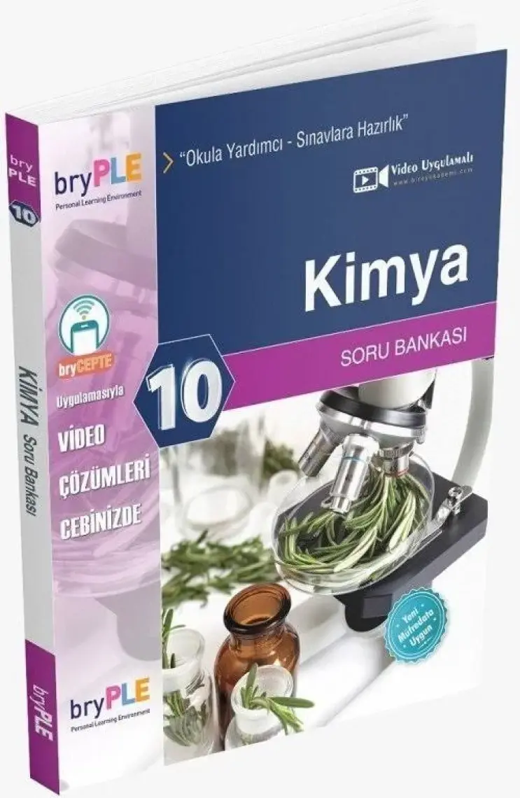 Bry Birey Eğitim Yayınları PLE 10. Sınıf Kimya Soru Bankası