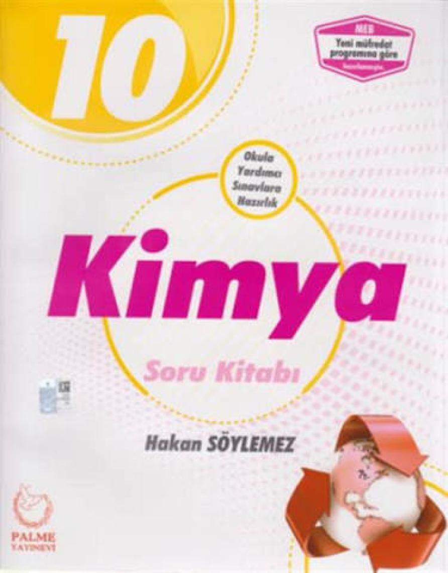 Palme Yayıncılık 10. Sınıf Kimya Soru Kitabı