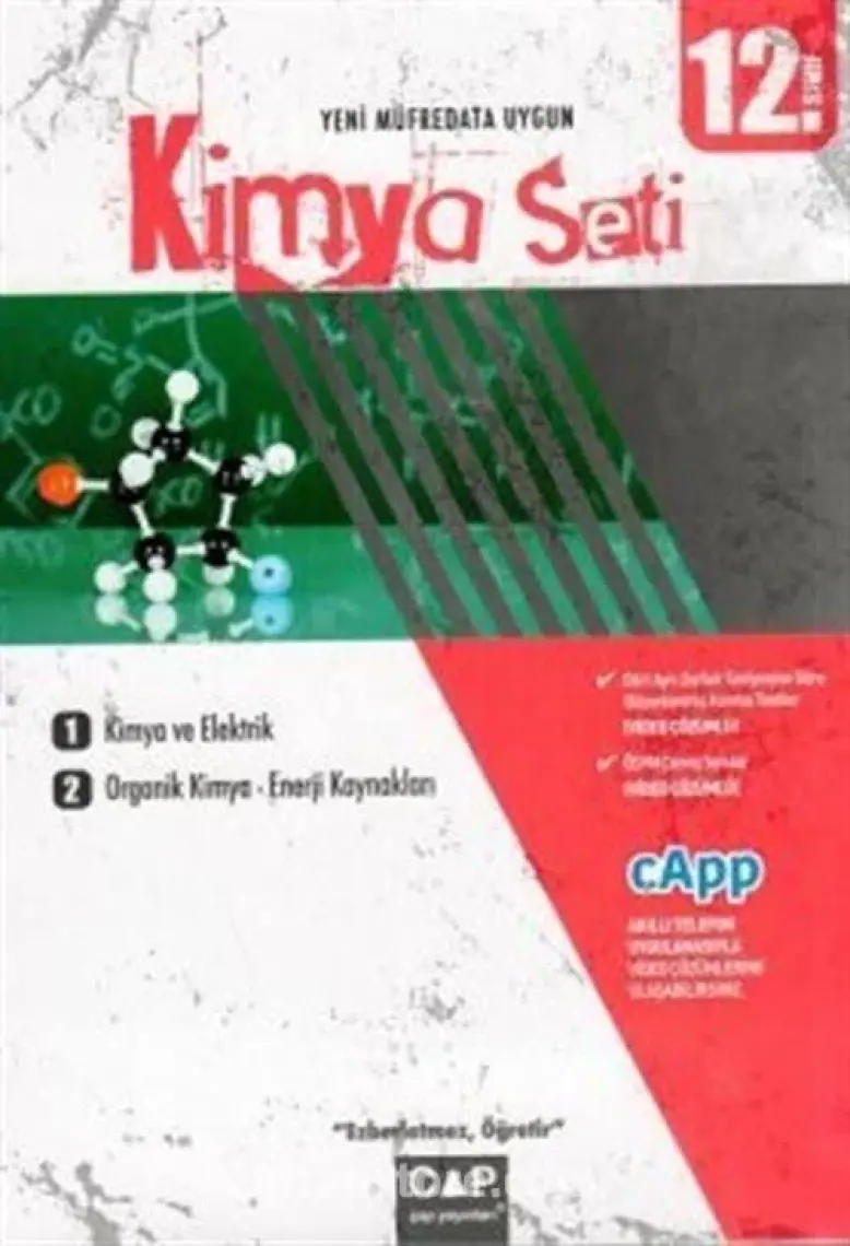 Çap Yayınları 12. Sınıf Anadolu Lisesi Kimya Seti