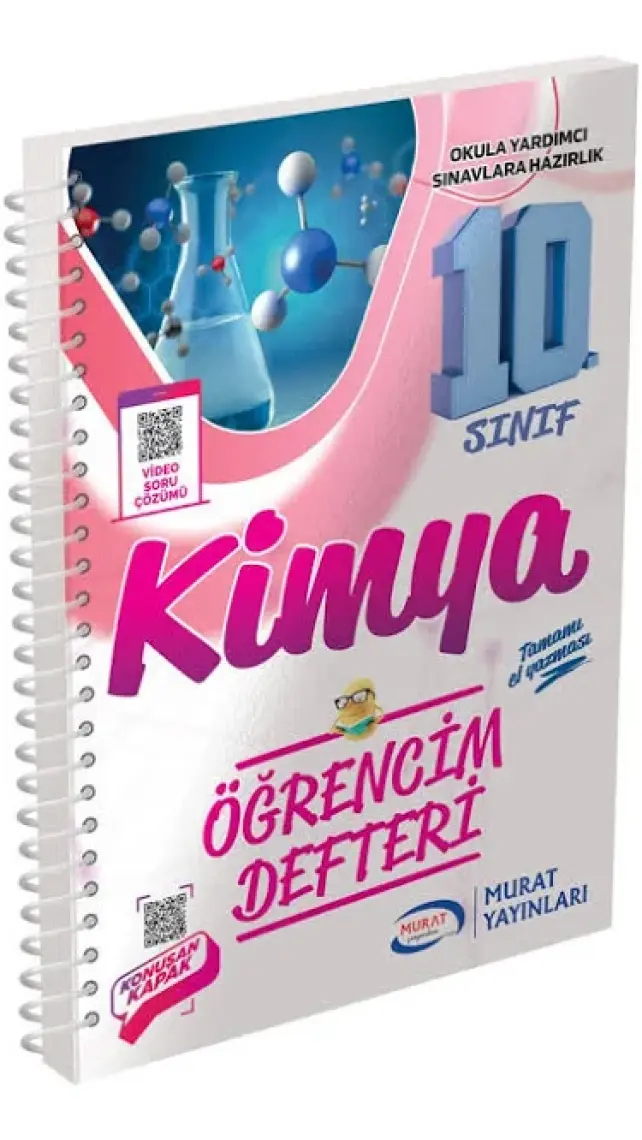 Murat Yayınları 10.Sınıf Kimya Öğrencim Defteri