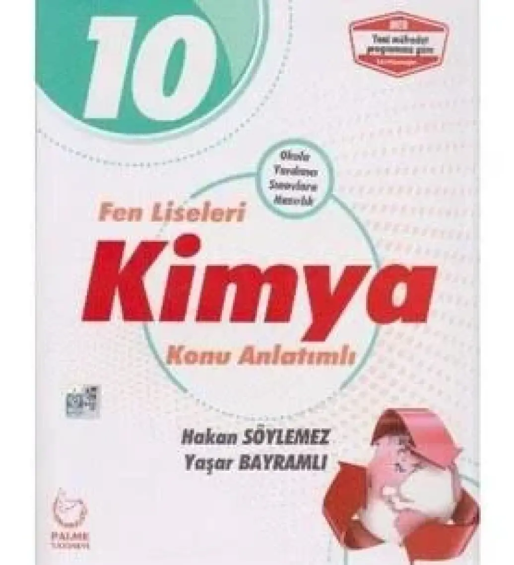 Palme Yayıncılık 10. Sınıf Fen Liseleri Kimya Konu Anlatımlı