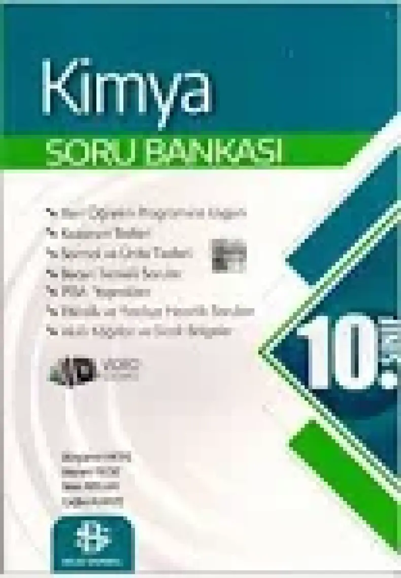 Bilgi Sarmal Yayınları 10. Sınıf Kimya Soru Bankası