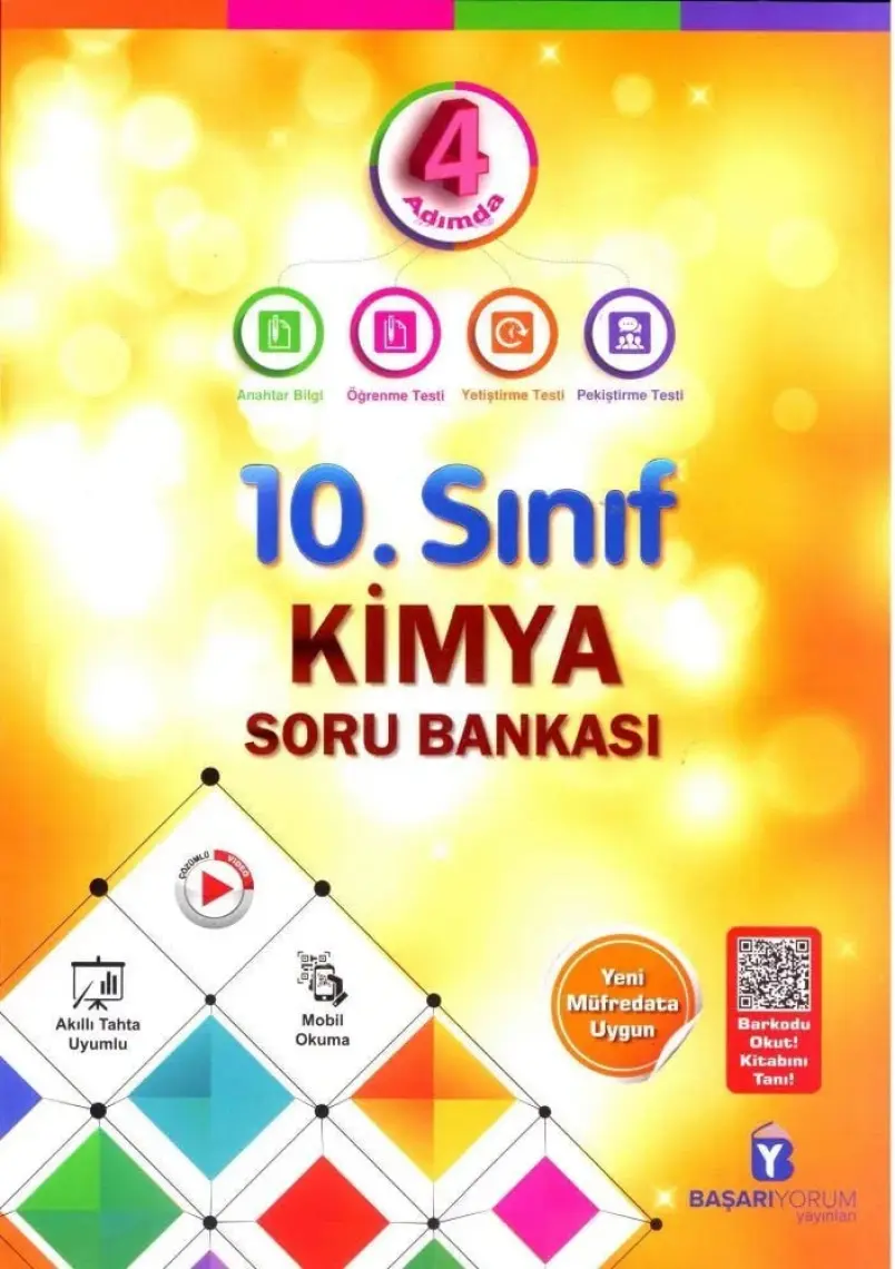 Başarıyorum Yayınları 10.Sınıf Kimya Soru Bankası
