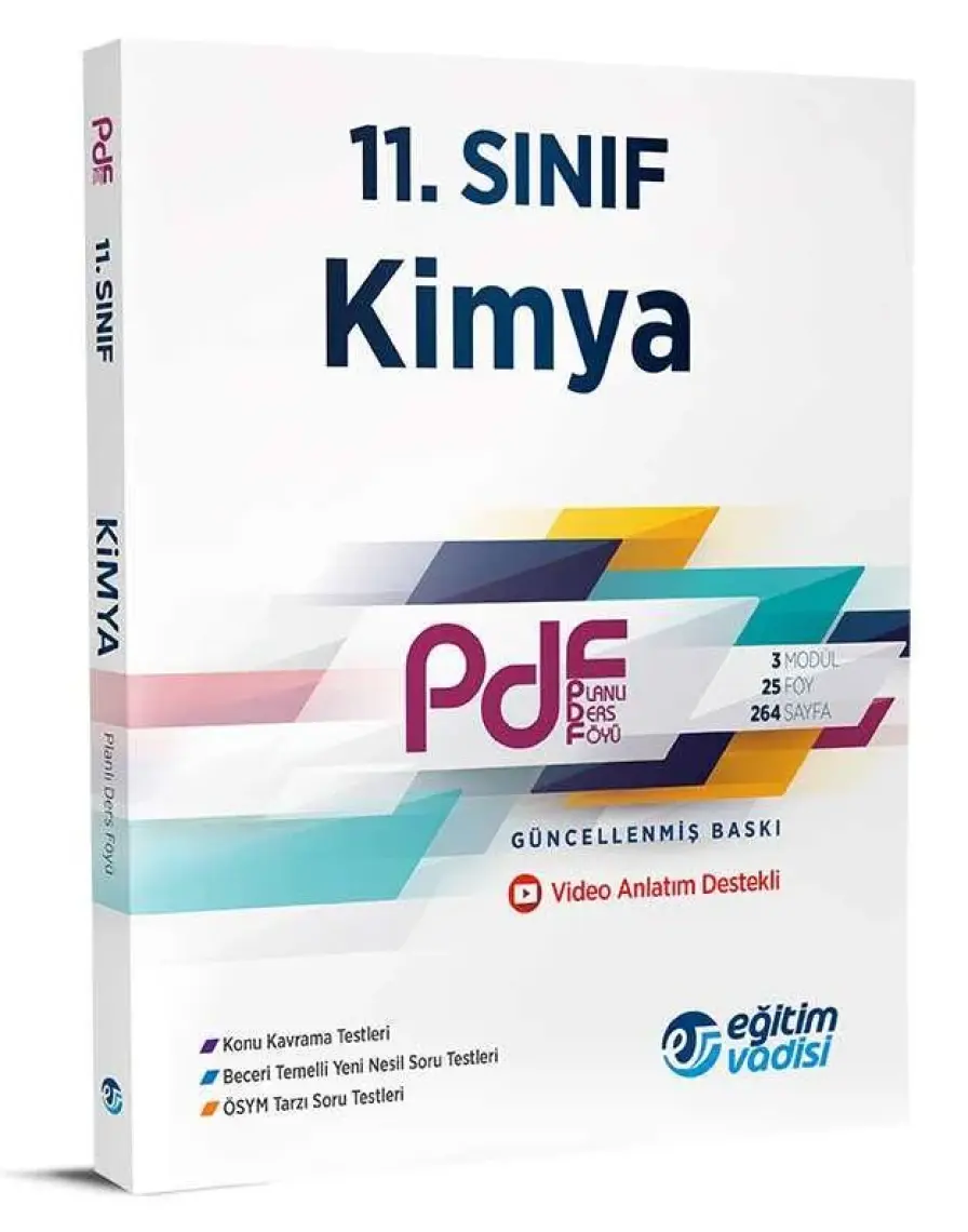 Eğitim Vadisi Yayınları 11.Sınıf Kimya Planlı Ders Föyü ( PDF)