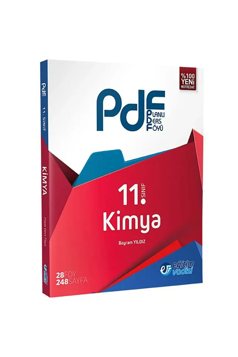 Eğitim Vadisi Yayınları 11.Sınıf Kimya Planlı Ders Föyü ( PDF)