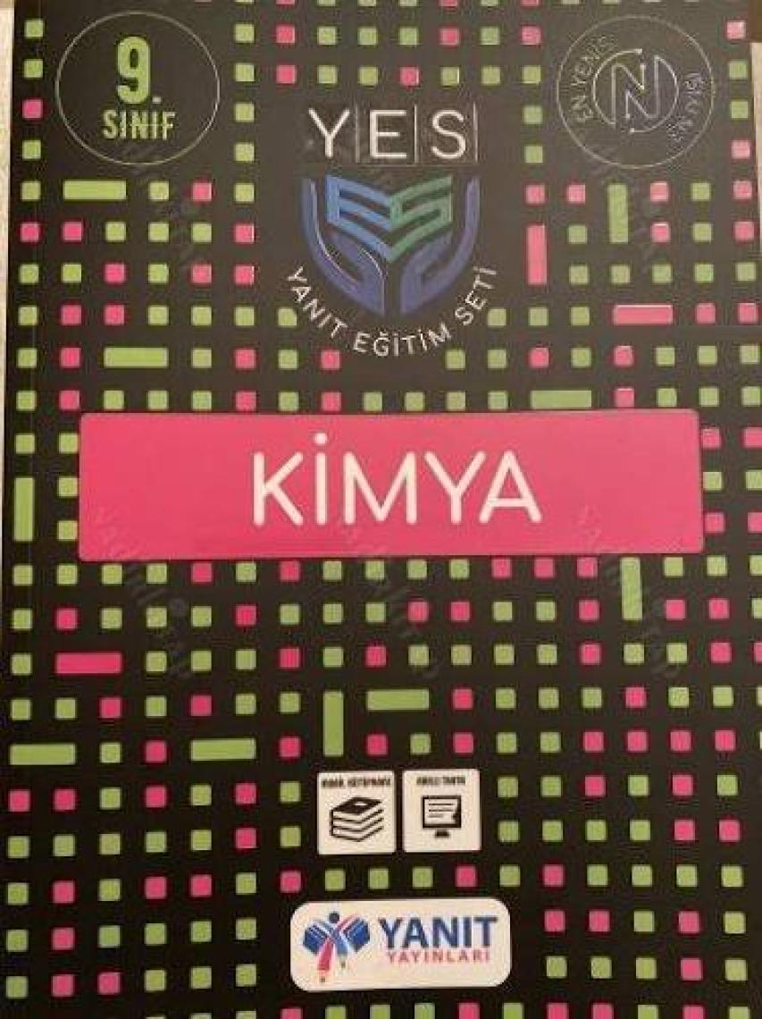 Yanıt Yayınları  9.Sınıf Yes Serisi Kimya