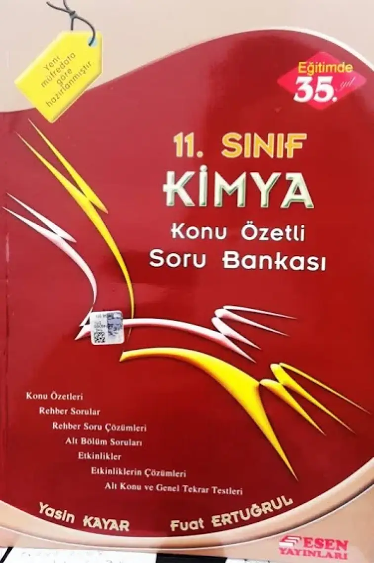 Esen Yayınları 11. Sınıf Kimya Konu Özetli Soru Bankası