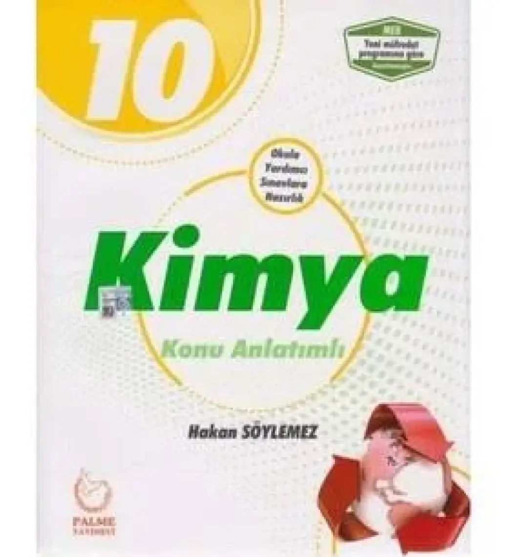 Palme Yayıncılık 10. Sınıf Kimya Konu Anlatımlı