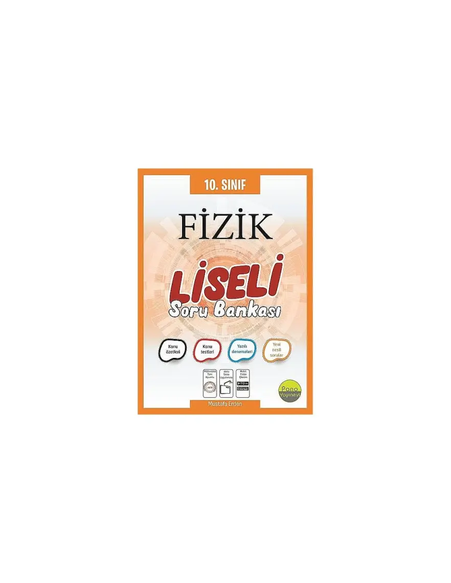 Pano 10. Sınıf Fizik Soru Bankası (Liseli)
