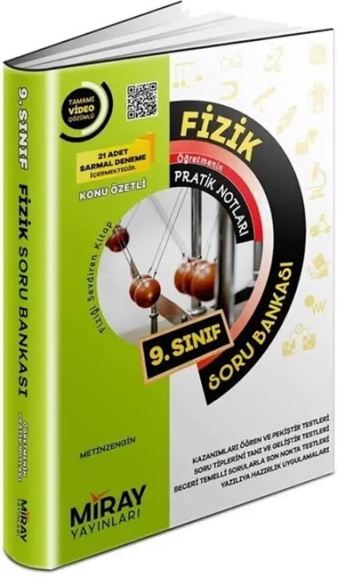 Miray Yayınları 9. Sınıf Fizik Konu Özetli Soru Bankası
