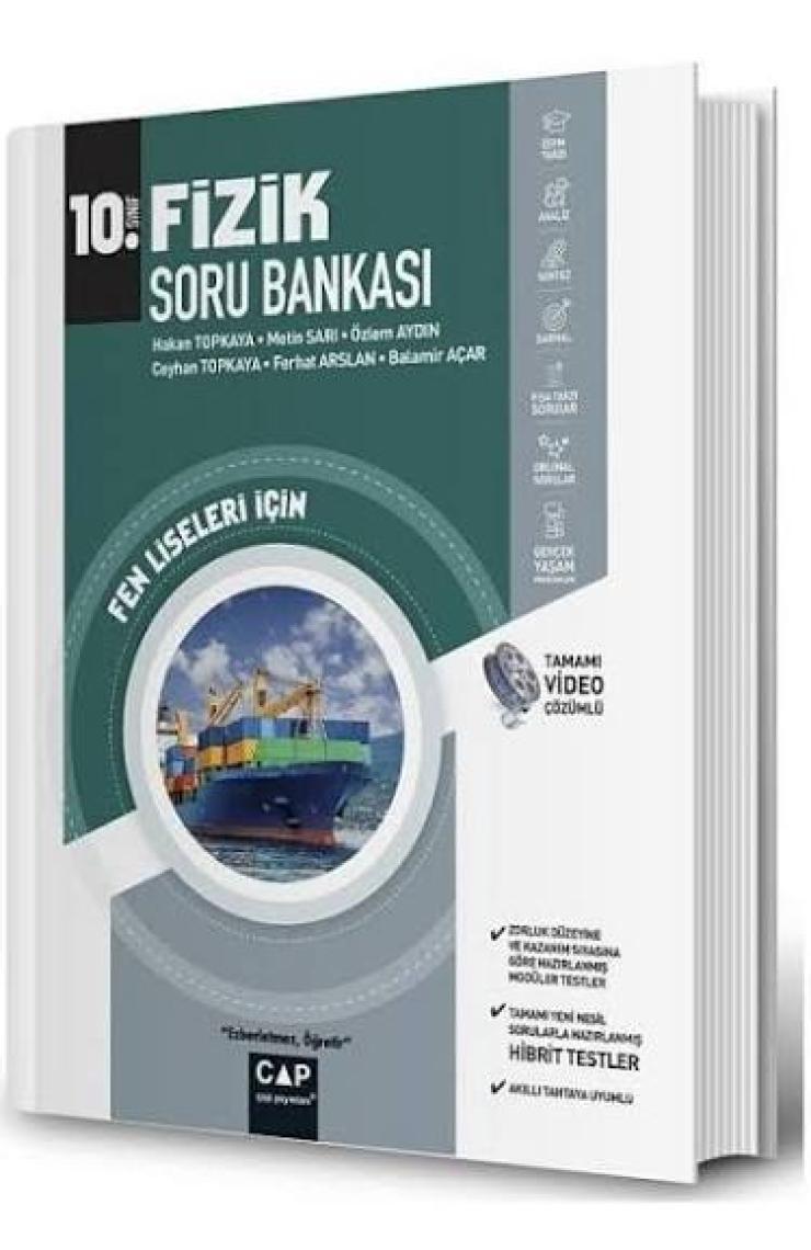 Çap Yayınları 10. Sınıf Fizik Fen Lisesi Soru Bankası