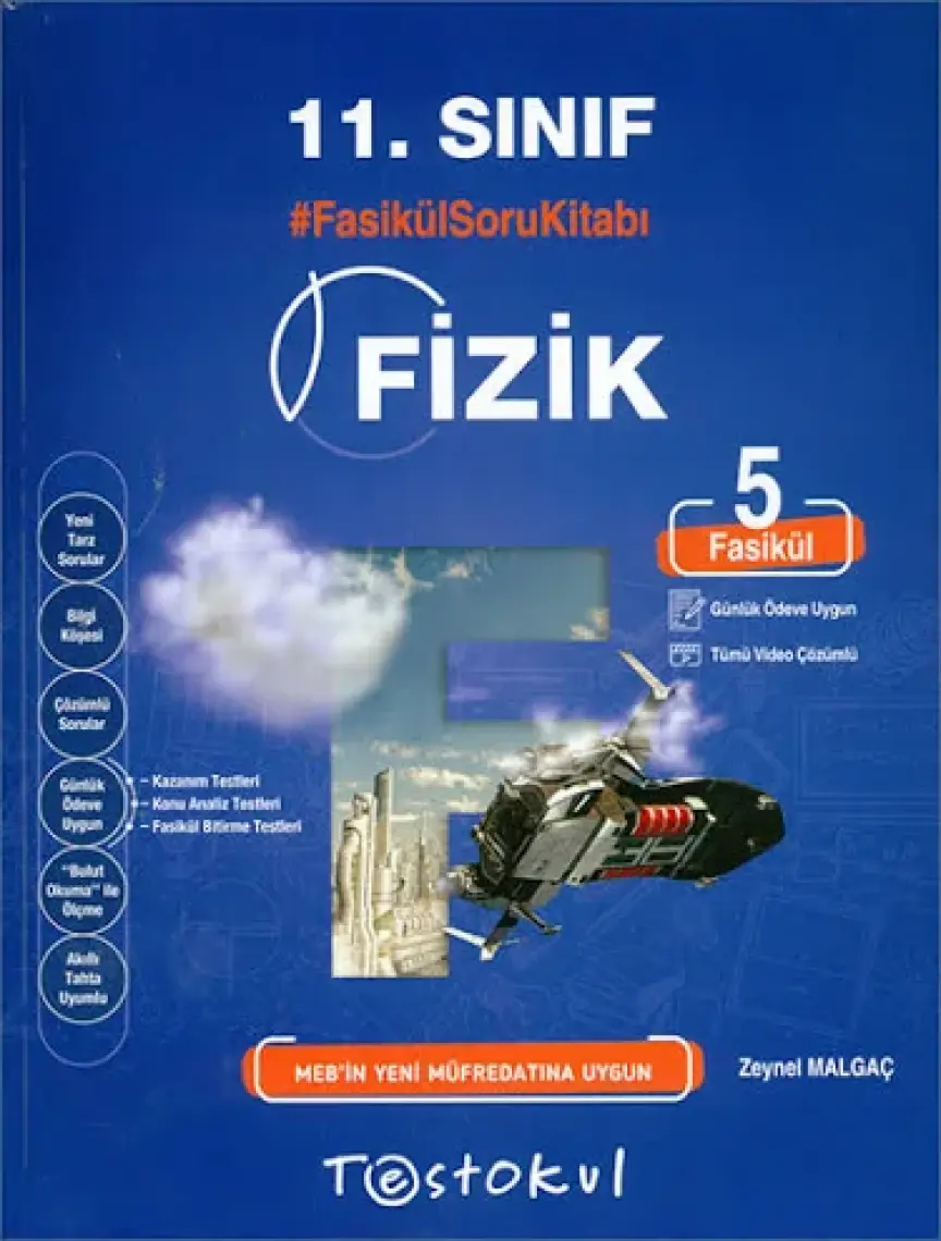 Test Okul Yayınları 11. Sınıf Fizik Fasikül Soru Kitabı