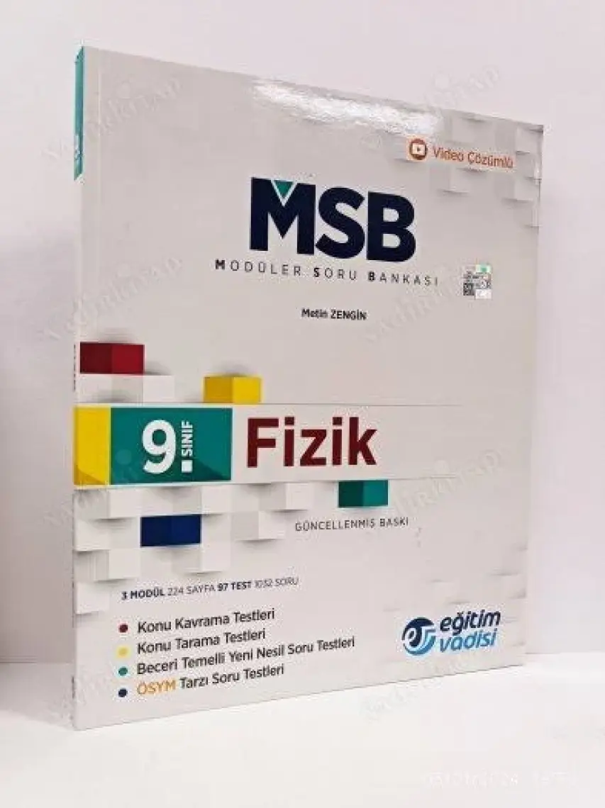Eğitim Vadisi Yayınları 9.Sınıf Fizik Modüler Soru Bankası