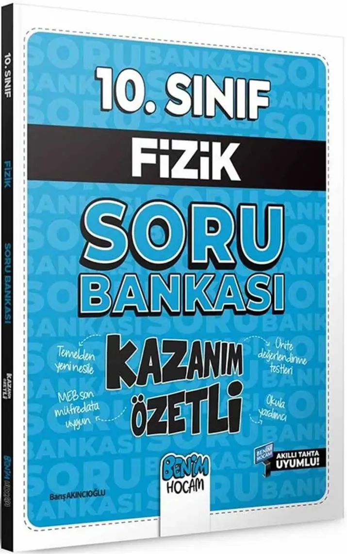 Benim Hocam Yayınları  10. Sınıf Kazanım Özetli Fizik Soru Bankası