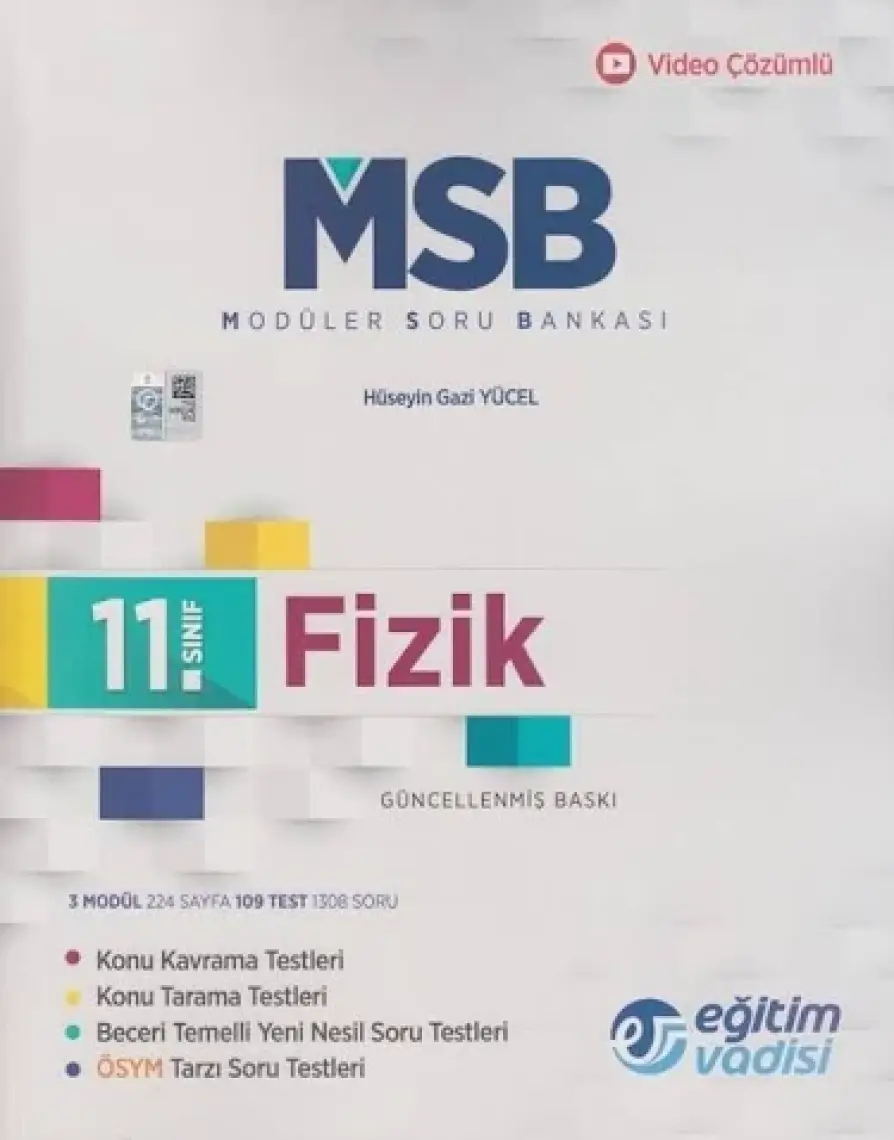 Eğitim Vadisi Yayınları 11.Sınıf Fizik Modüler Soru Bankası