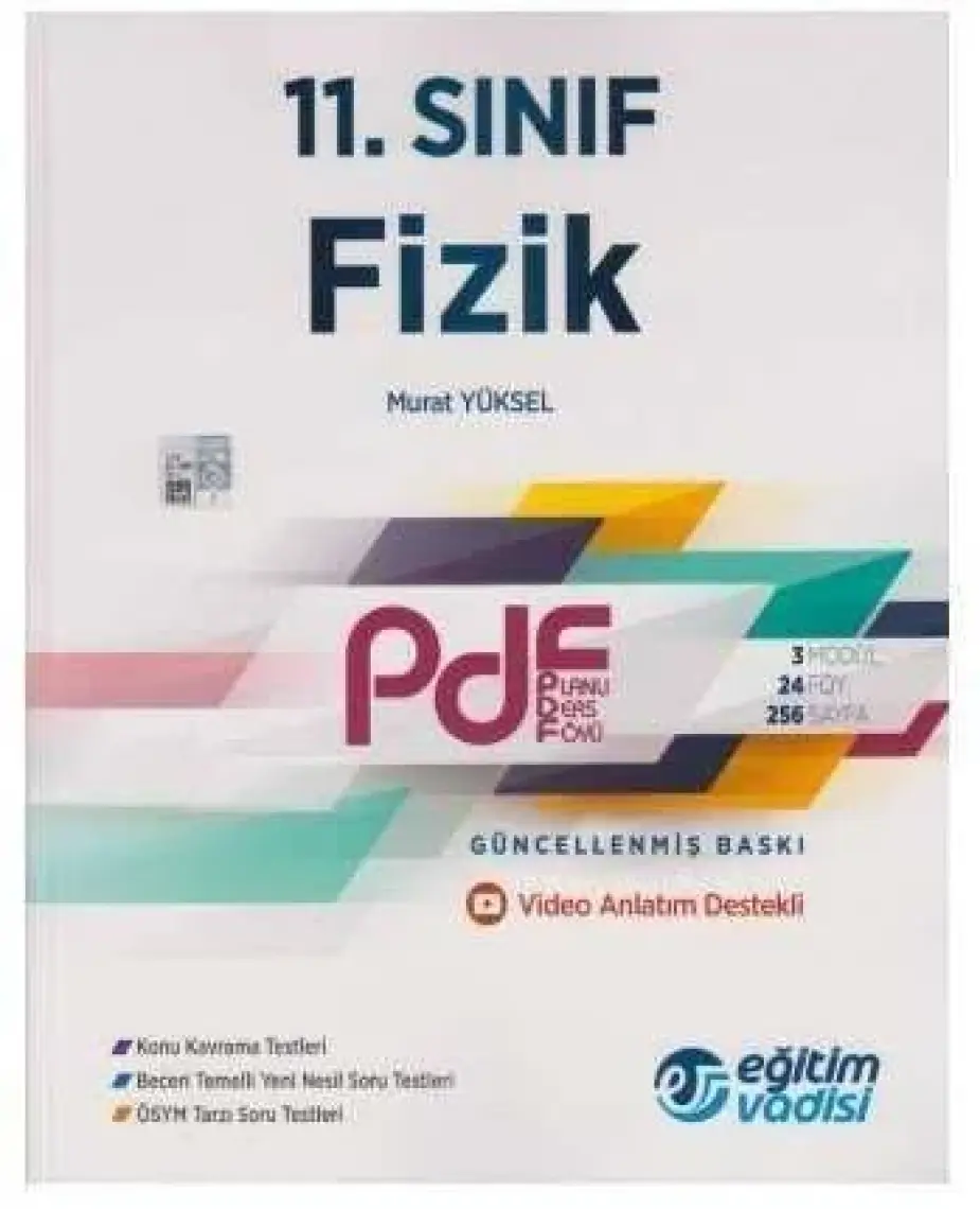 Eğitim Vadisi Yayınları 11.Sınıf Fizik Modüler Soru Bankası