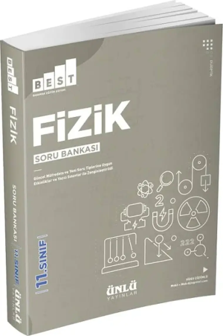 Ünlü Yayınları 11. Sınıf Best Fizik Soru Bankası