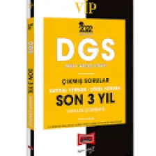 Yargı Yayınevi DGS 2022 VIP Sayısal Yetenek Sözel Yetenek Tamamı Çözümlü Son 3 Yıl Çıkmış Sorular