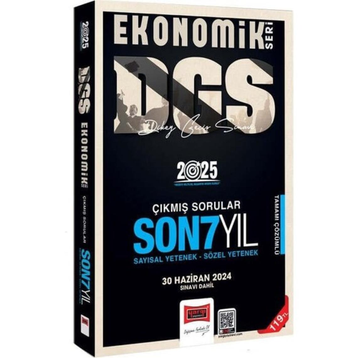 Yargı Yayınevi  2025 DGS Ekonomik Seri Son 7 Yıl Sayısal Sözel Yetenek Çıkmış Sorular