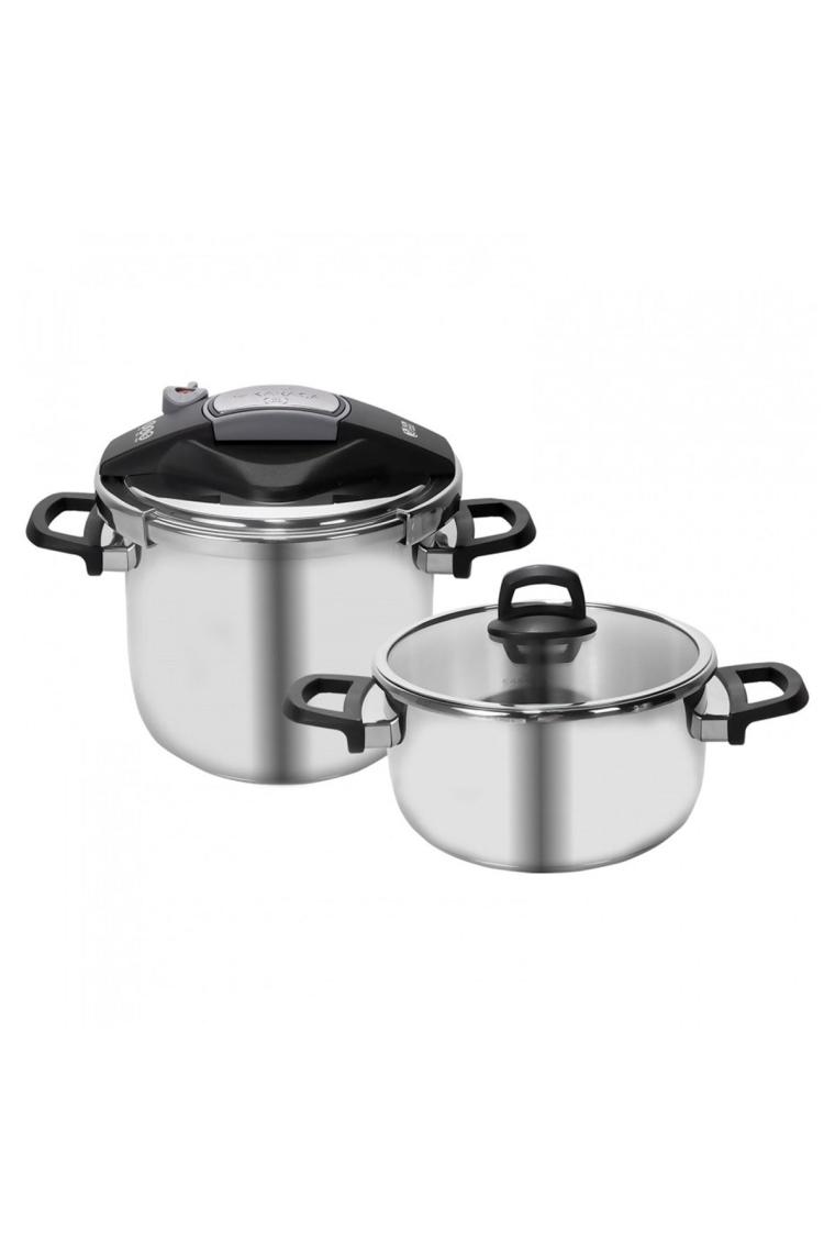 Karaca Perfect Gray 4 lt + 6 lt Düdüklü Tencere Seti