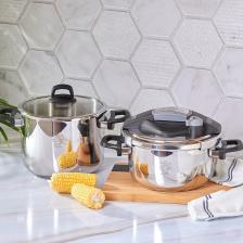 Karaca Perfect Gray 4 lt + 6 lt Düdüklü Tencere Seti