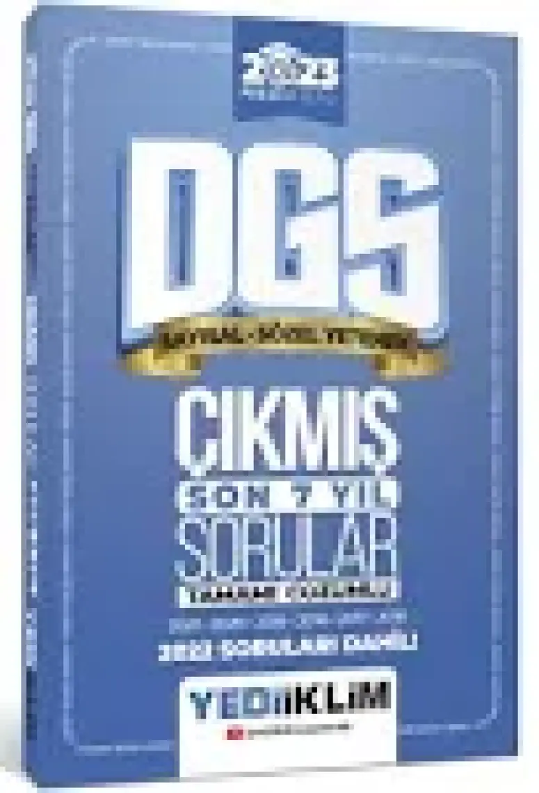 Yediiklim Yayınları ALES 2023 Tamamı Çözümü Son 7 Yıl Çıkmış Sorular