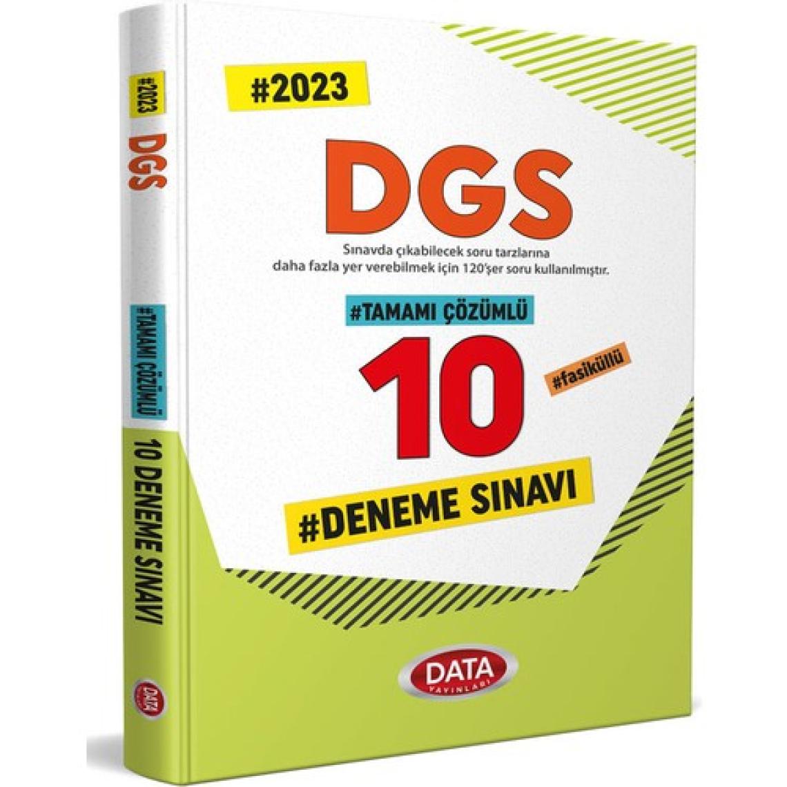Data Yayınları Dgs Tamamı Çözümlü 10 Deneme Sınavı