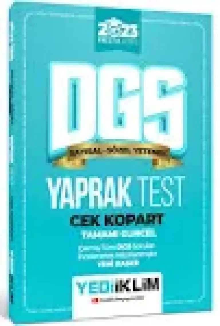 Yediiklim Yayınları ALES 2023 Çek Kopart Yaprak Test