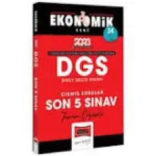Yargı Yayınevi 2023 DGS Ekonomik Seri Tamamı Çözümlü Son 5 Yıl Çıkmış Sınav Soruları