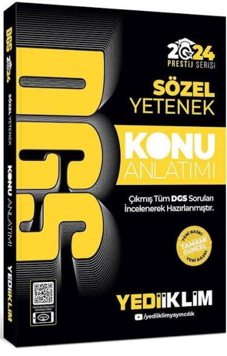 Yediiklim Yayınları 2024 ALES Sözel Yetenek Konu Anlatımı