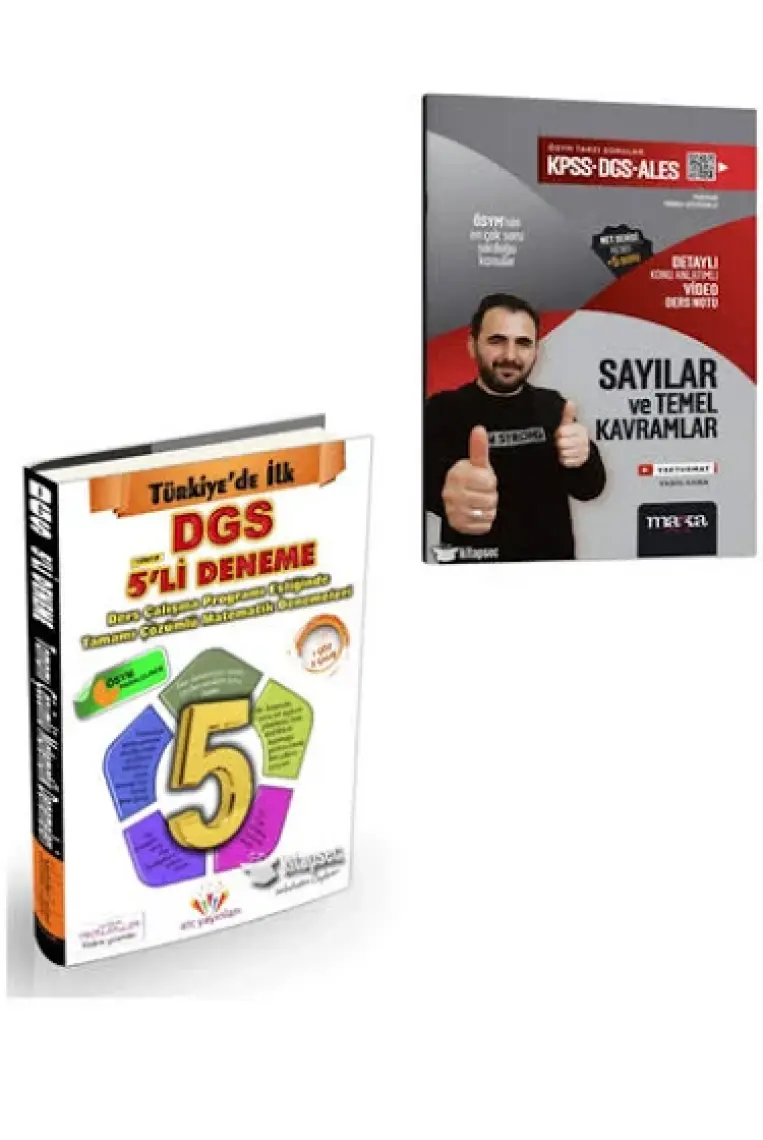 Atc Yayınları Dgs Tamamı Çözümlü 5'Li Matematik Deneme - Sebahattin Ceylaner