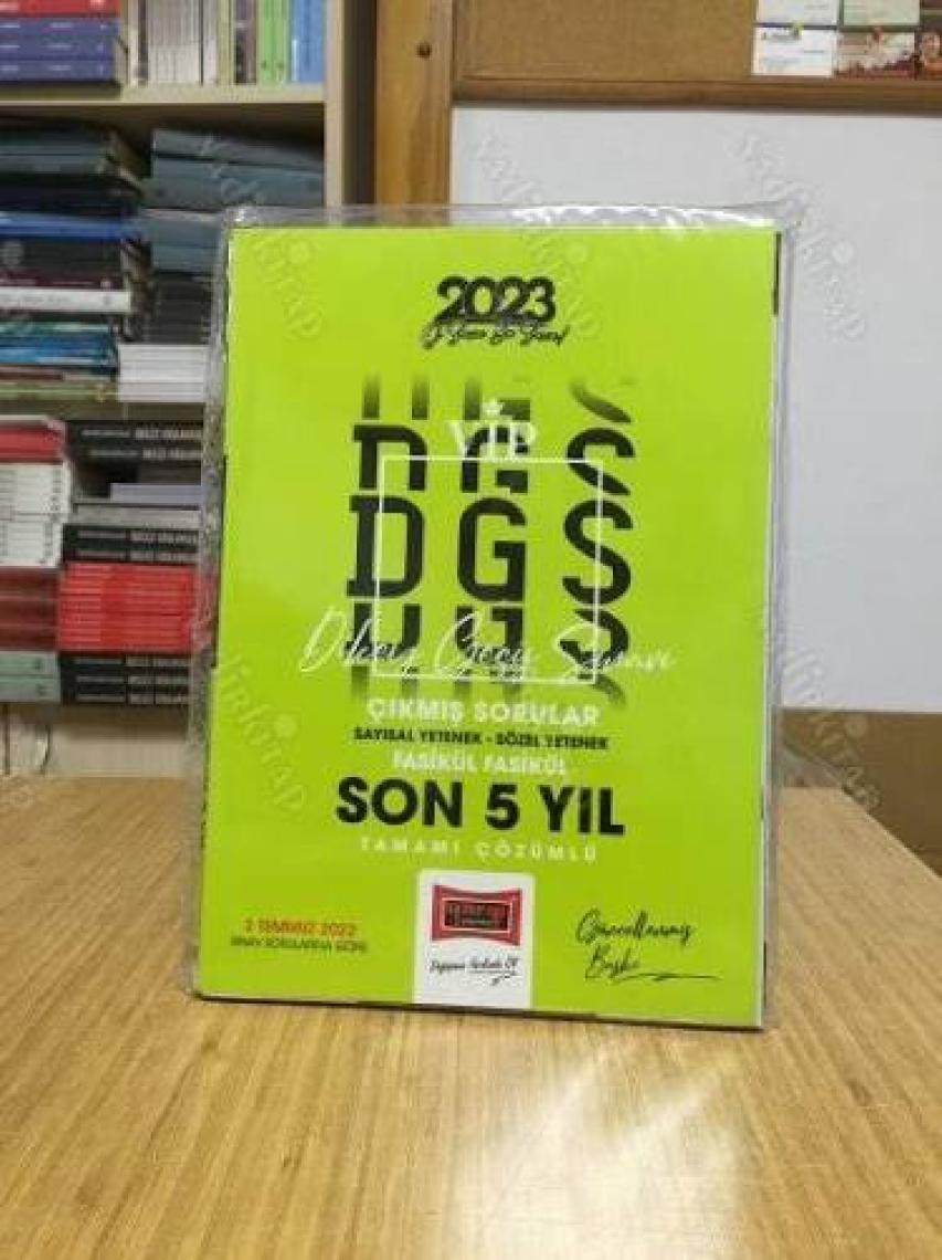Yargı Yayınevi DGS 2023 Son 5 Yıl Tamamı Çözümlü Fasikül Fasikül Çıkmış Sınav Soruları