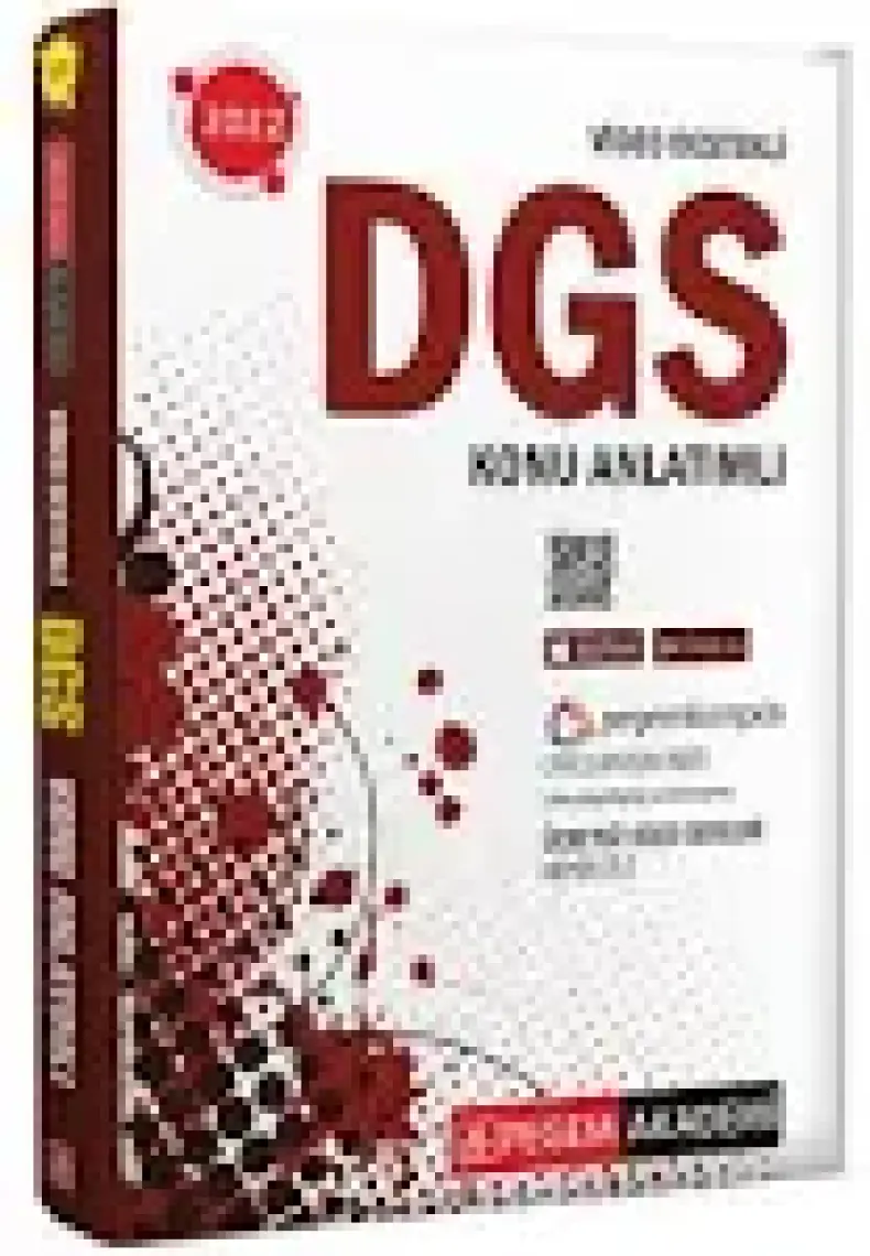 Pegem Akademi Yayıncılık DGS 2022 Video Destekli Konu Anlatımlı