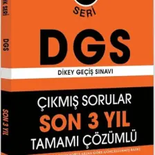 Yargı Yayınevi 2021 DGS Son 3 Yıl Tamamı Çözümlü Çıkmış Sorular Ekonomik Seri