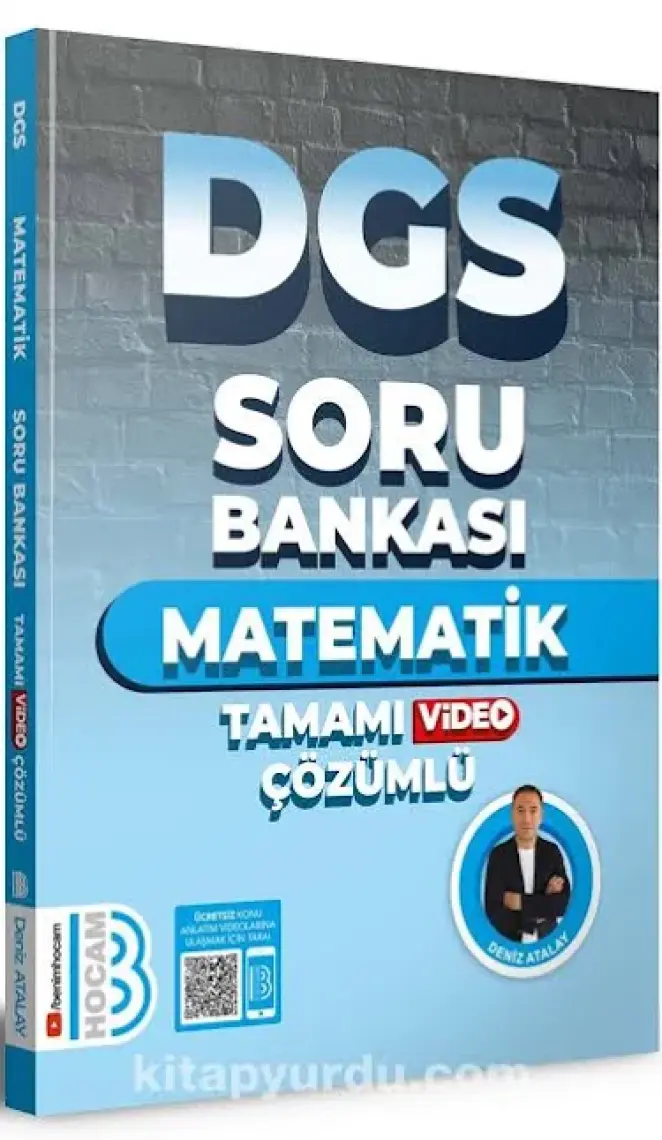 Benim Hocam Yayınları 2024 DGS Matematik Tamamı Çözümlü Soru Bankası